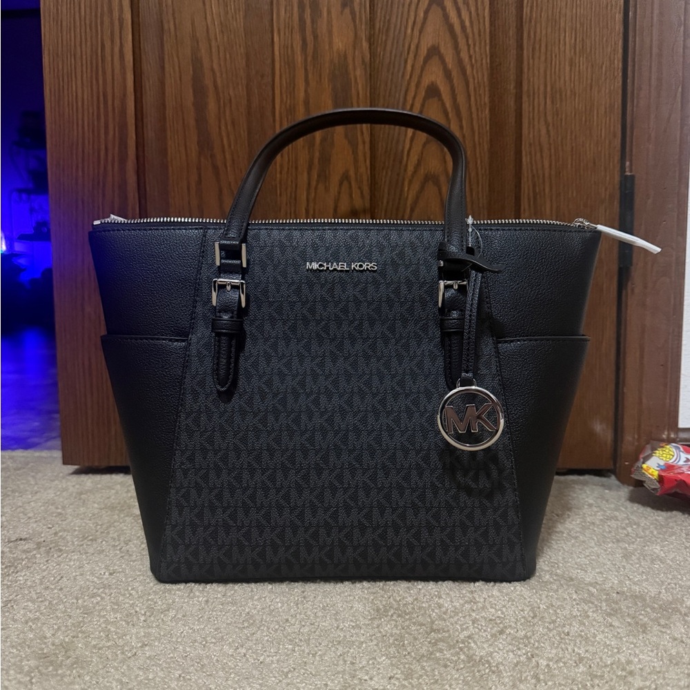 Michael Kors Black Satchel Bag